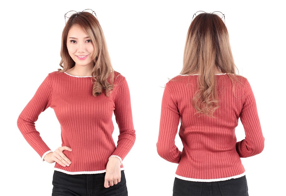 QA-527 Lovely Knitted Top Candy