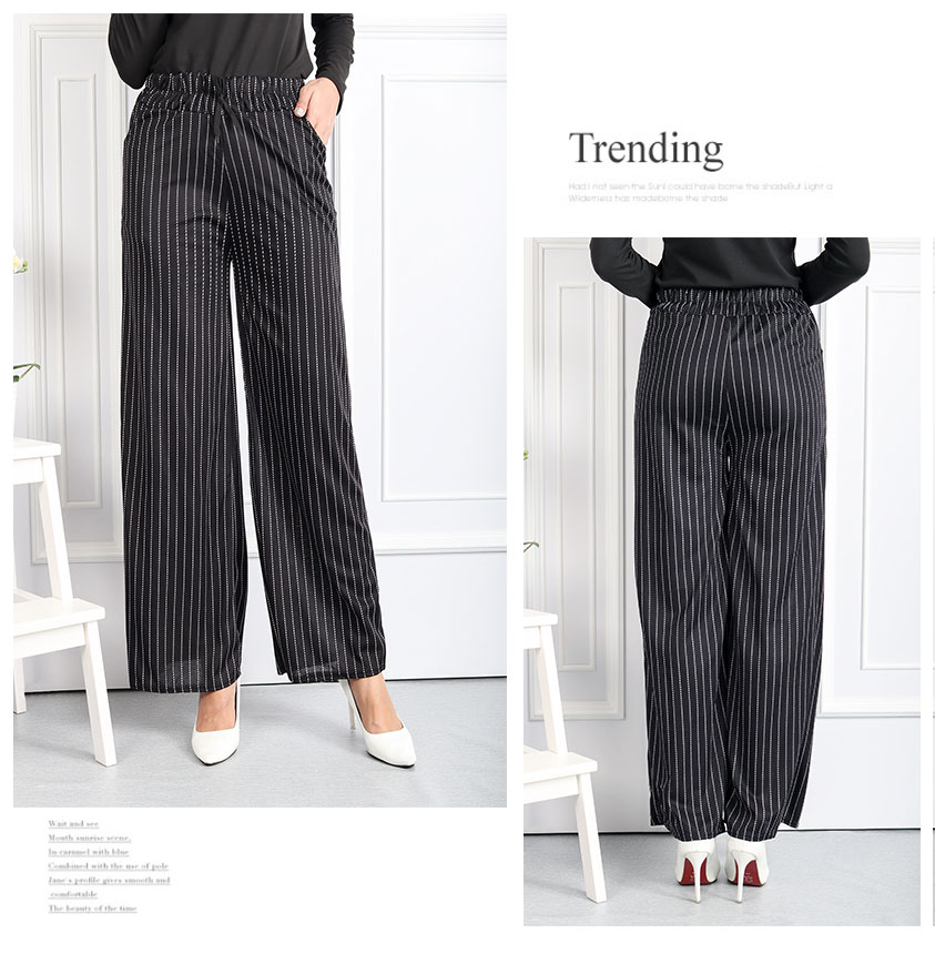 QA-542 WOMEN STRIPES PALAZZO DESIGN 03