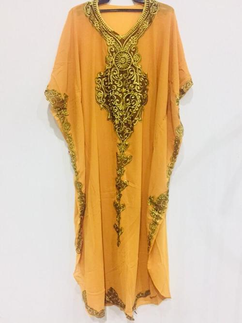 JW5081 Kaftan 3 in 1 Mustard