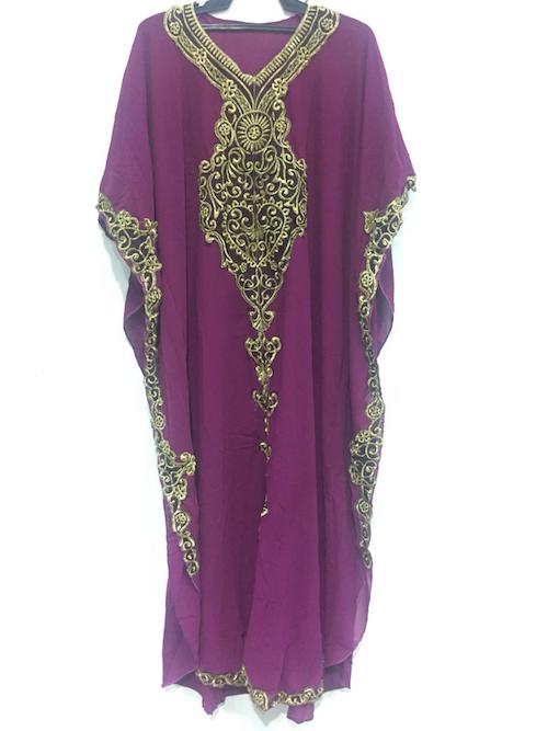 JW5081 Kaftan 3 in 1 Purple