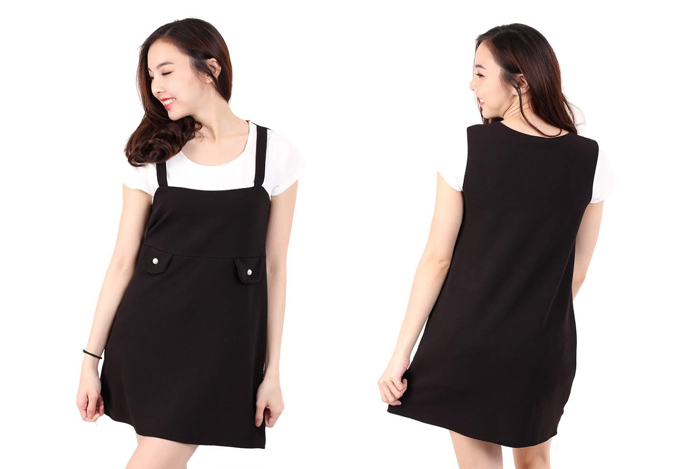 QA-530 Women Casual Dress Black