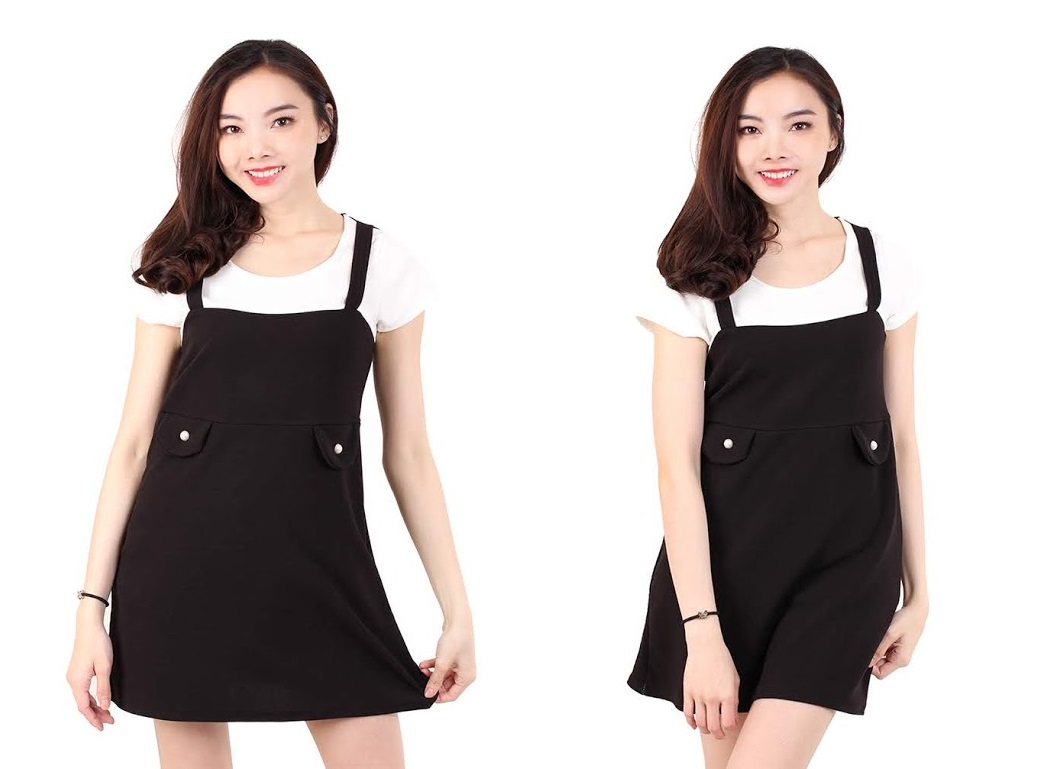 QA-530 Women Casual Dress Black