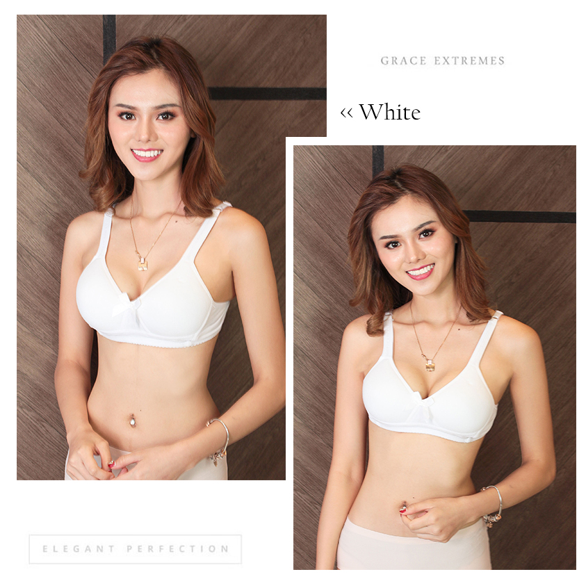 QA-539 WOMEN SUPPORT BRA WHITE