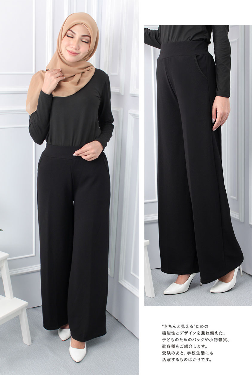 QA-541 WOMEN PANTS BLACK