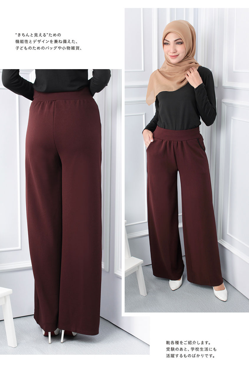 QA-541 WOMEN PANTS BROWN