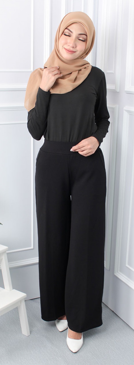 QA-541 WOMEN PANTS BLACK