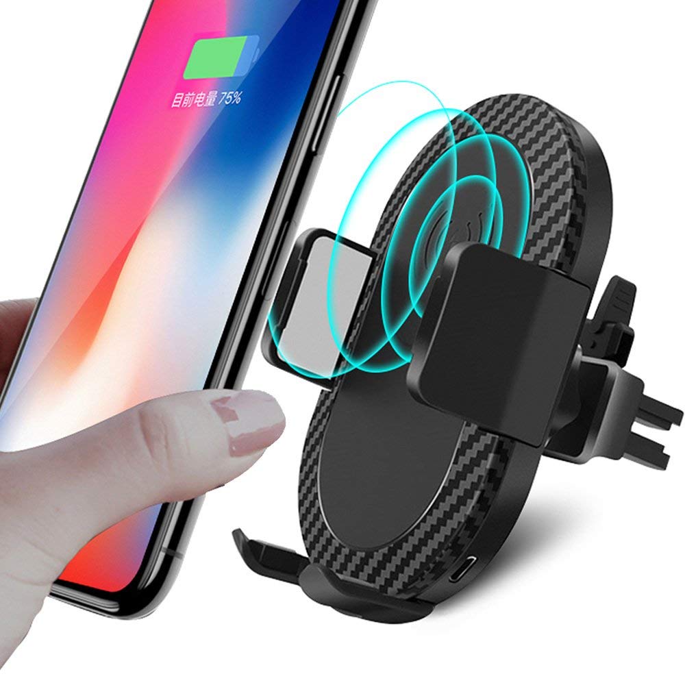 043483 Fast 3 in 1 wireless car charger phone holder air vent mount