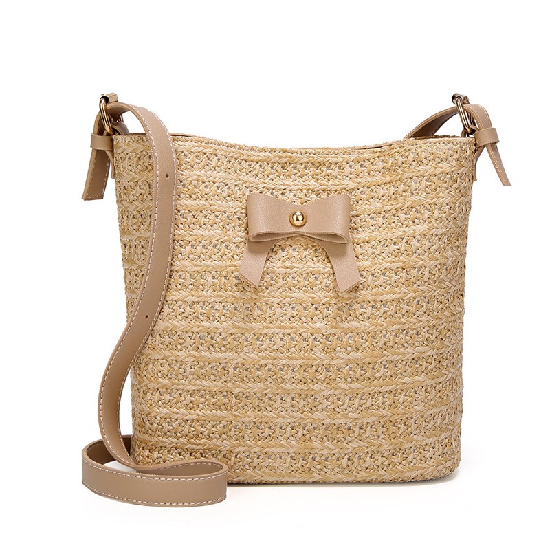 KW80403 SUMMER RIBBON WOMEN'S BAG KHAKI