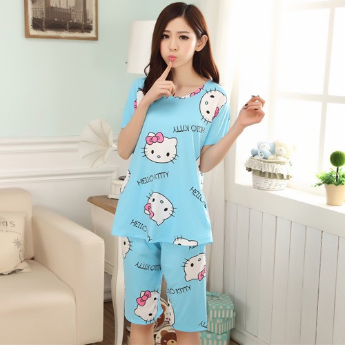 FG003 Stylish Sleepwear Set Blue