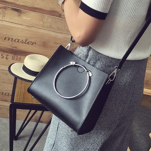 FG010 Women Shoulder Bag Black