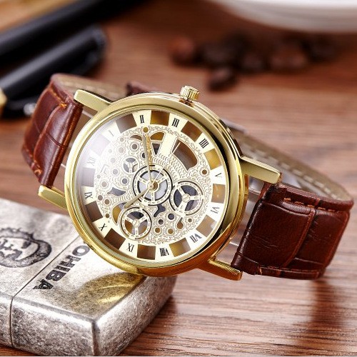 FG011 Men's Watches Gold Brown