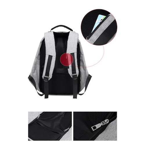 FG017 Laptop Backpack Grey