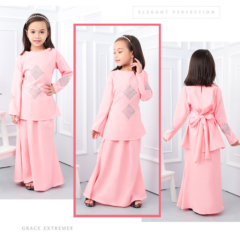 QA-552 LOVELY KIDS KURUNG PINK