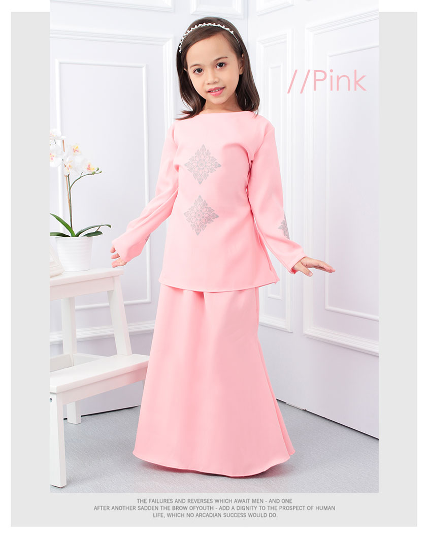 QA-552 LOVELY KIDS KURUNG PINK