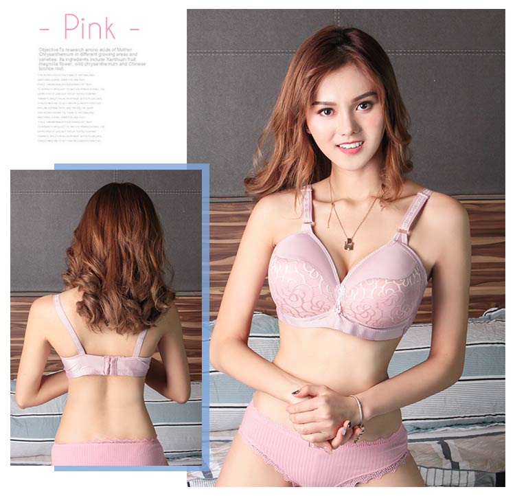 QA-562 PLUS SIZE BRA PINK