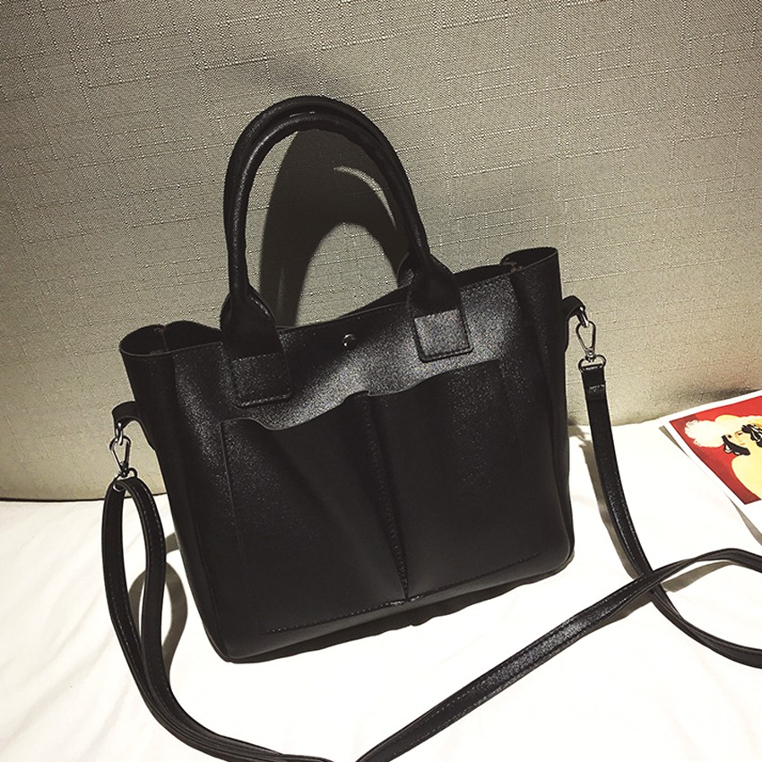 KW80423 Bucket Tote Bag Black