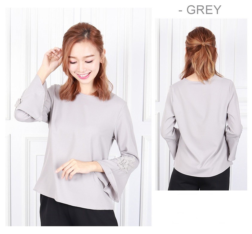 QA-600 BASIC WOMEN'S TOP GREY