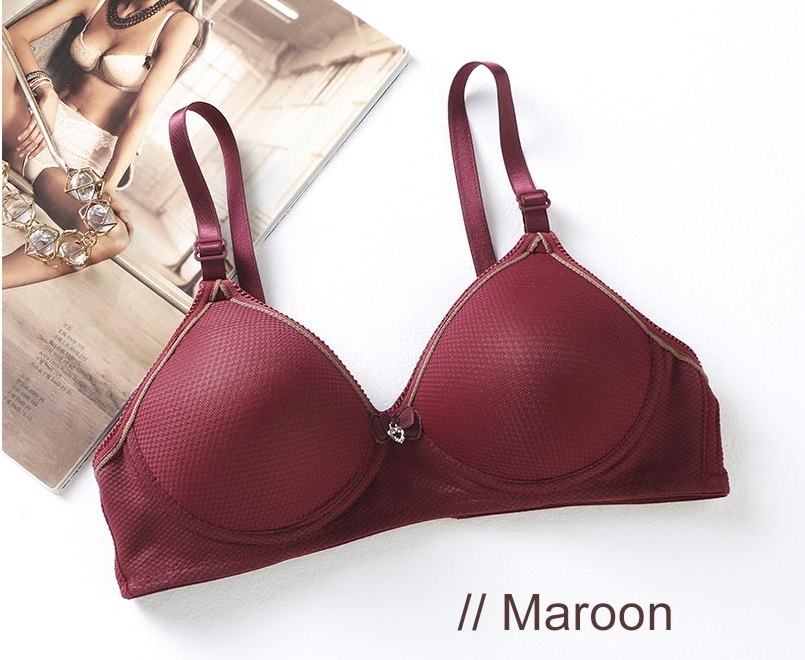 QA-601 WOMEN'S BRA MAROON