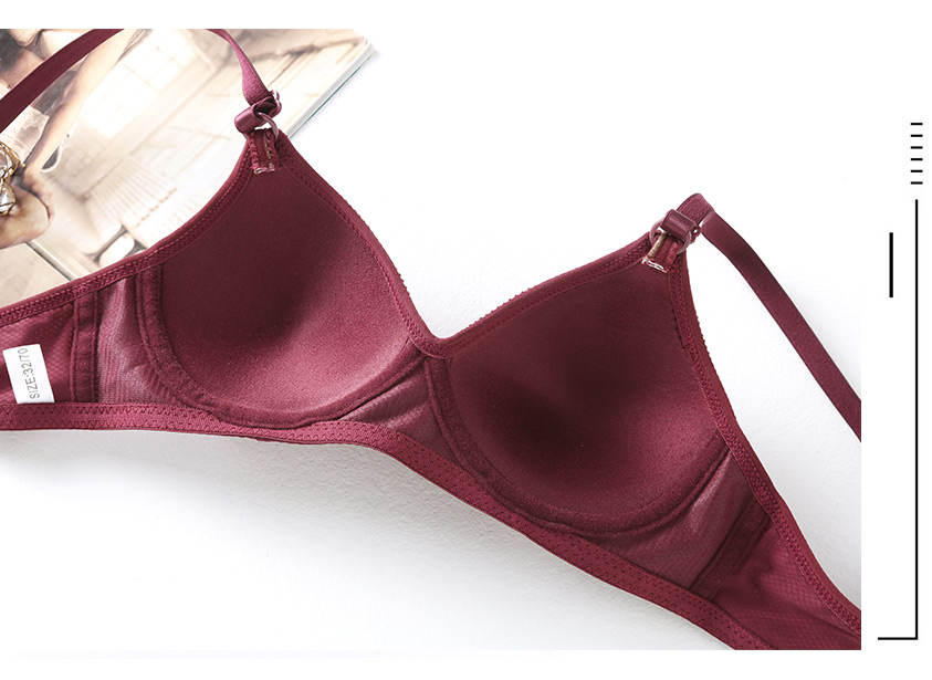 QA-601 WOMEN'S BRA MAROON