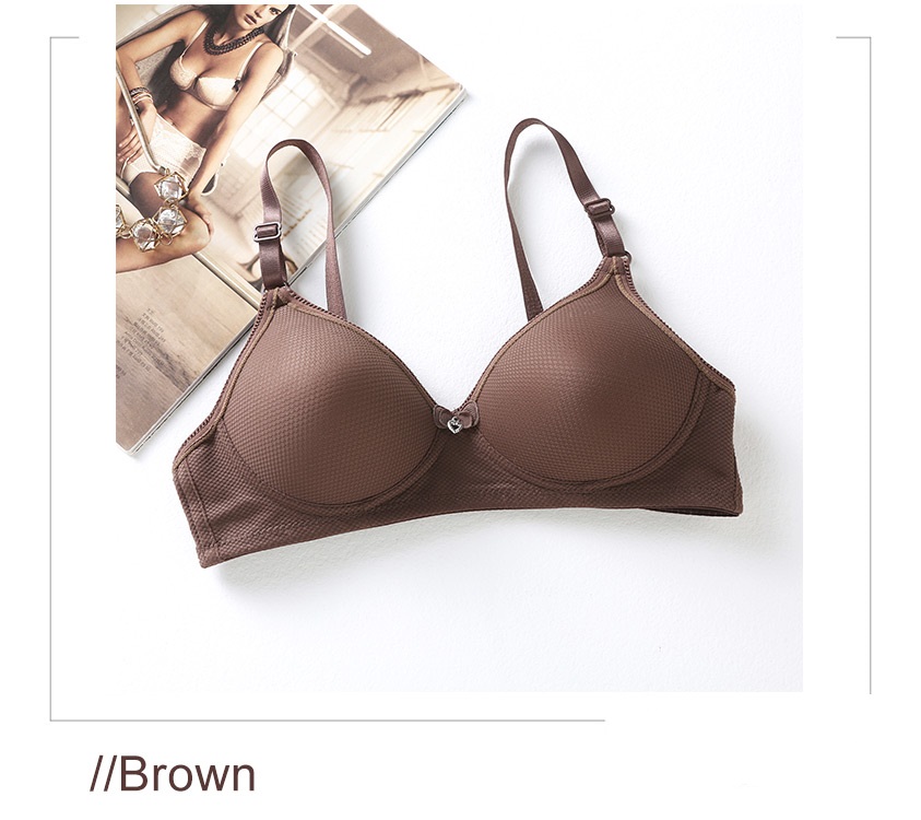 QA-601 WOMEN'S BRA BROWN