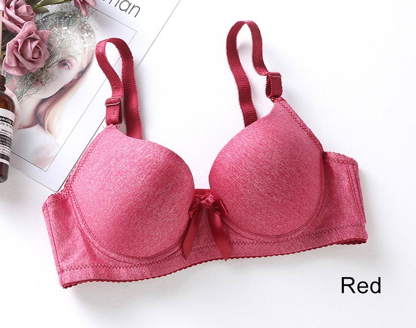 QA-607 WOMEN'S PLUS SIZE BRA RED