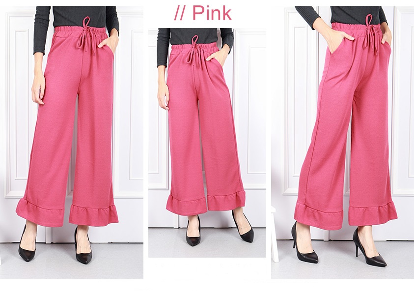 QA-611 ELASTIC PANTS PINK