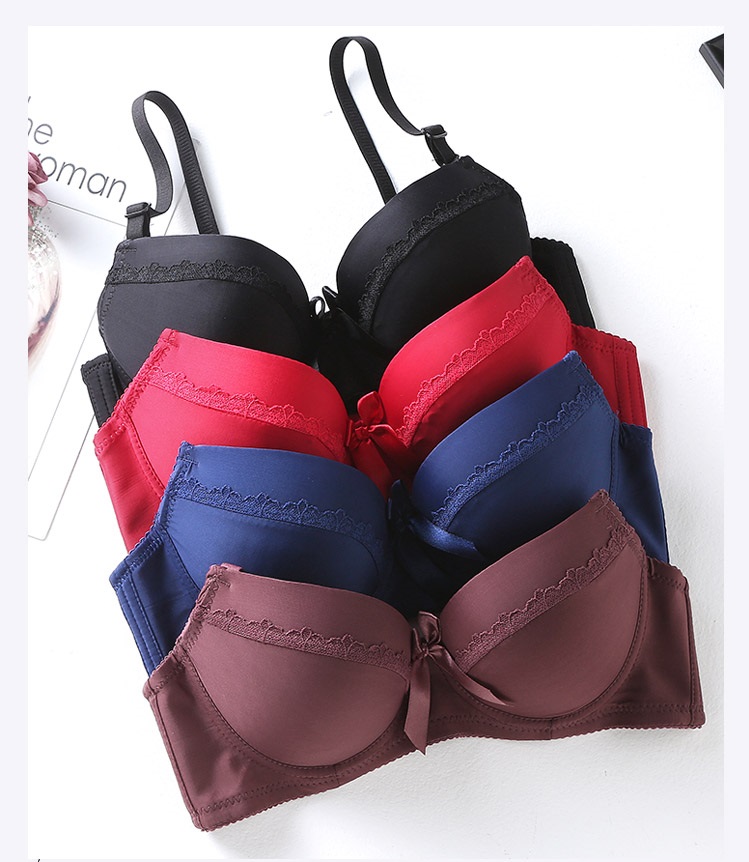 QA-612 WOMEN'S BASIC BRA BROWN