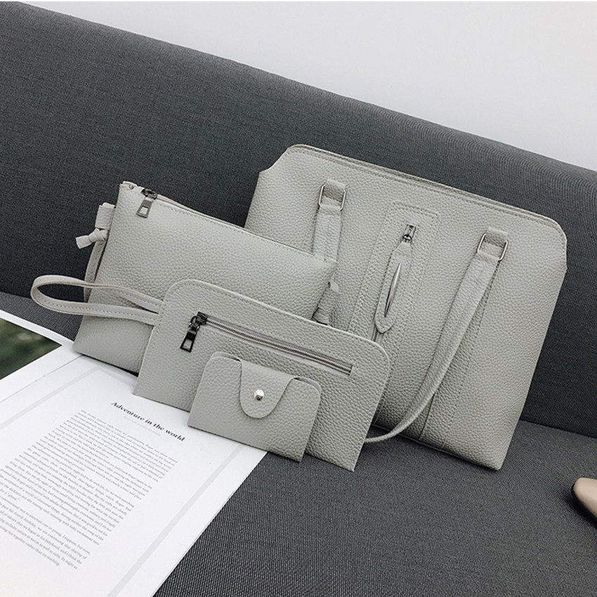 KW80430 4 In 1 Handbag Light Grey