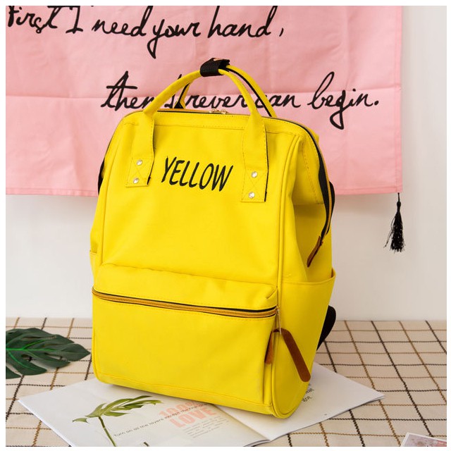 KW80440 TRAVEL BACKPACK YELLOW