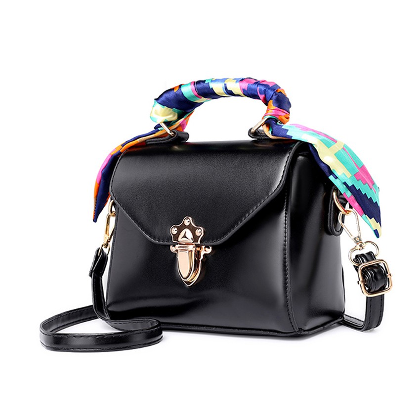 KW80443 VINTAGE STYLE WOMEN'S BAG BLACK