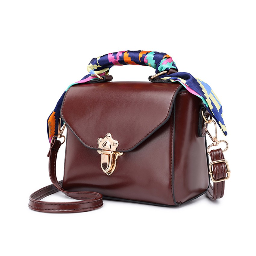 KW80443 VINTAGE STYLE WOMEN'S BAG DARK BROWN