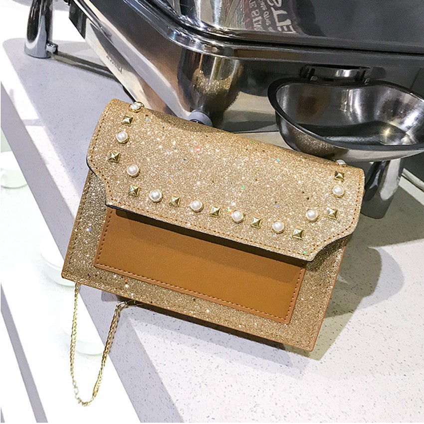 KW80444 BLINK PEARL SLING BAG GOLD