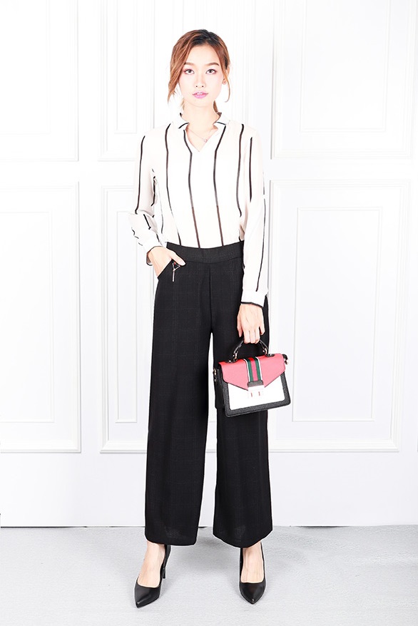 QA-618 WOMEN'S FORMAL TROUSERS CHECKER