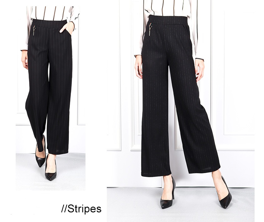 QA-618 WOMEN'S FORMAL TROUSERS STRIPES