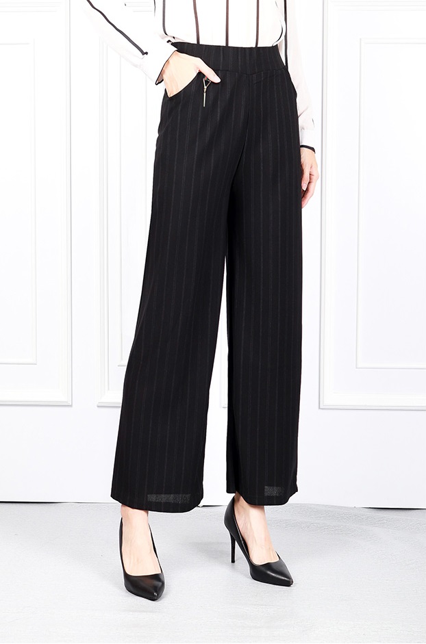 QA-618 WOMEN'S FORMAL TROUSERS STRIPES