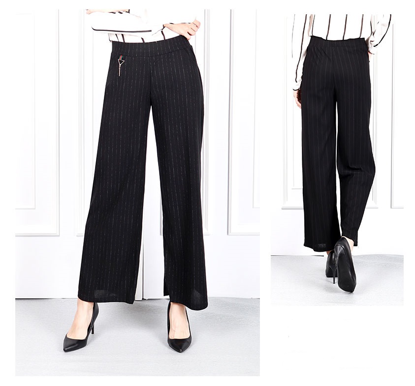 QA-618 WOMEN'S FORMAL TROUSERS STRIPES