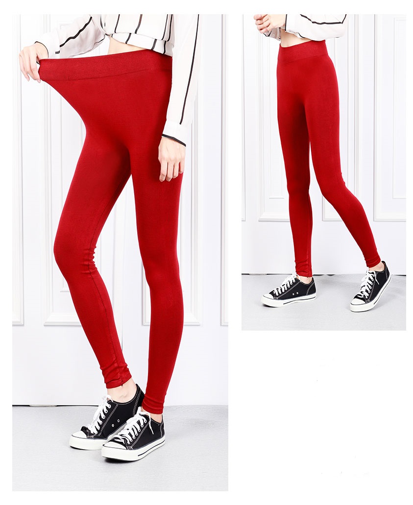 QA-619 COTTON LEGGING PANTS RED