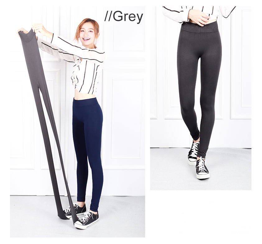 QA-619 COTTON LEGGING PANTS GREY