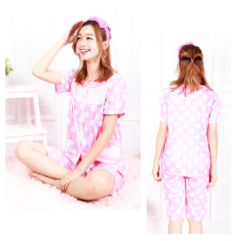 QA-625 CUTE LADIES NIGHTWEAR SET PINK