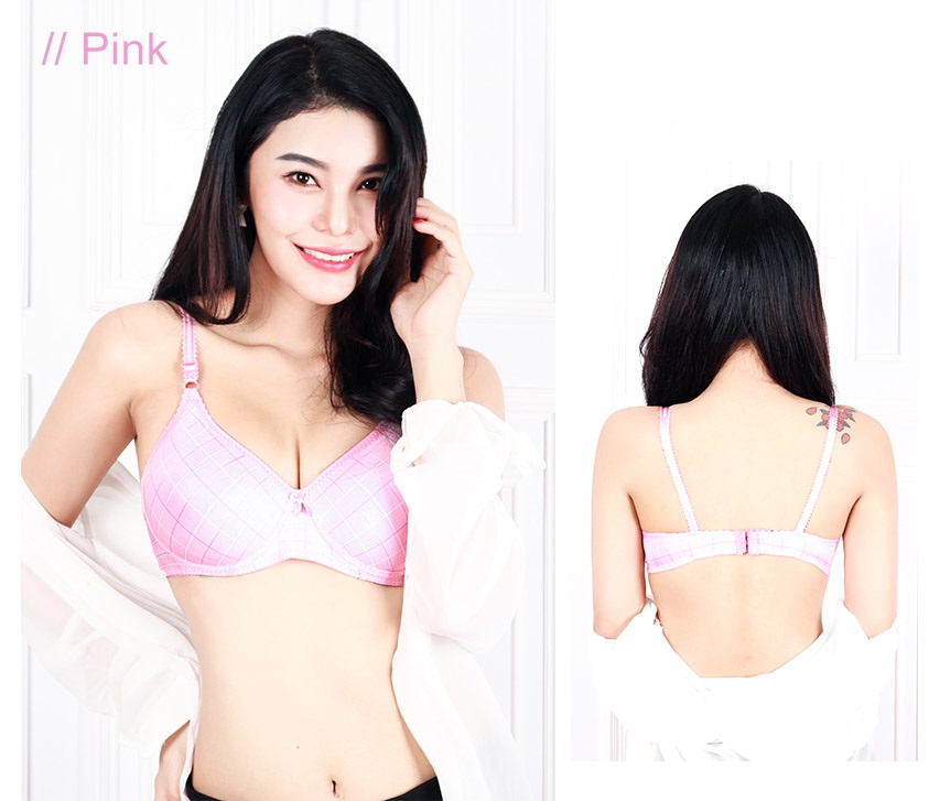 QA-626 LADIES SUPPORT BRA PINK