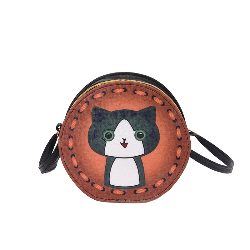 KW80458 CUTE ANIMAL SLING BAG CAT