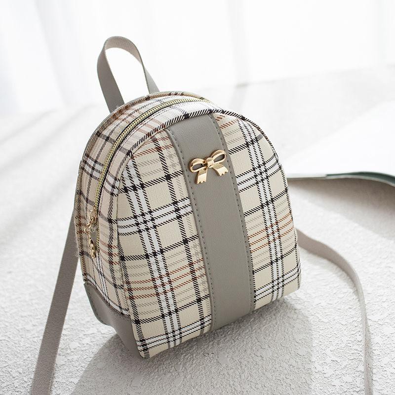 KW80459 CUTE RIBBON WOMEN'S BACKPACK GREY