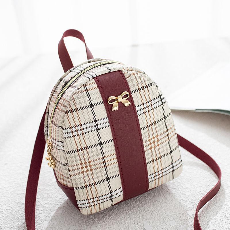 KW80459 CUTE RIBBON WOMEN'S BACKPACK RED