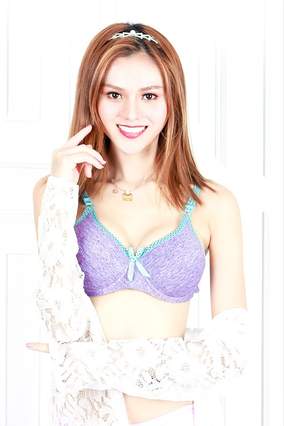 QA-629 TEENAGE BRA PURPLE