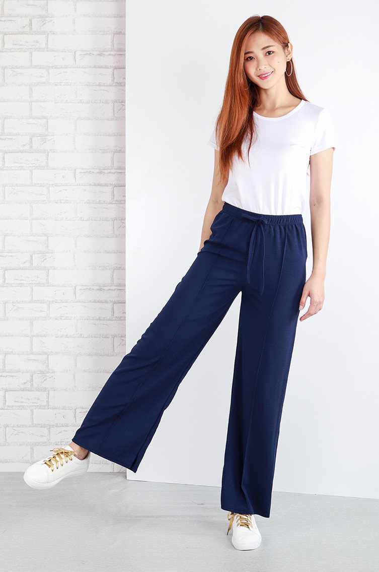 QA-645 JASICA PANTS NAVY BLUE