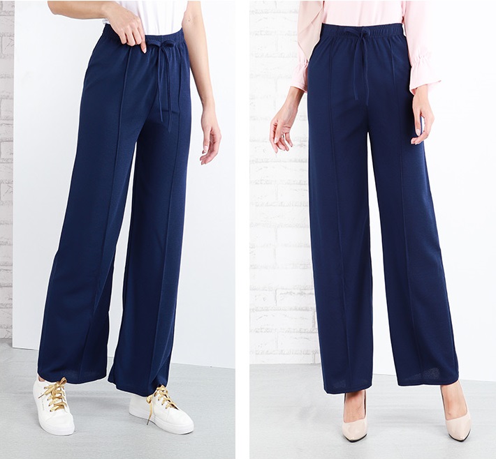 QA-645 JASICA PANTS NAVY BLUE