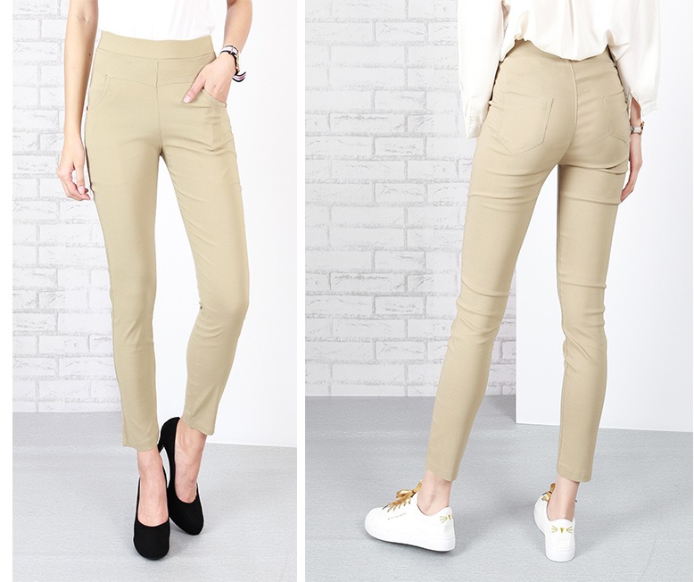 QA-636 STRETCHABLE PANTS KHAKI