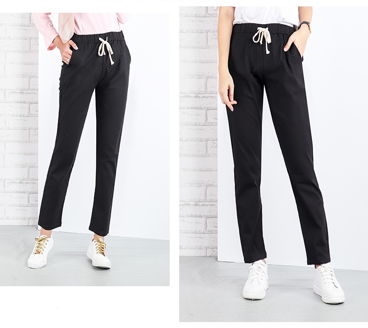 QA-639 CASUAL WOMEN'S TROUSERS BLACK