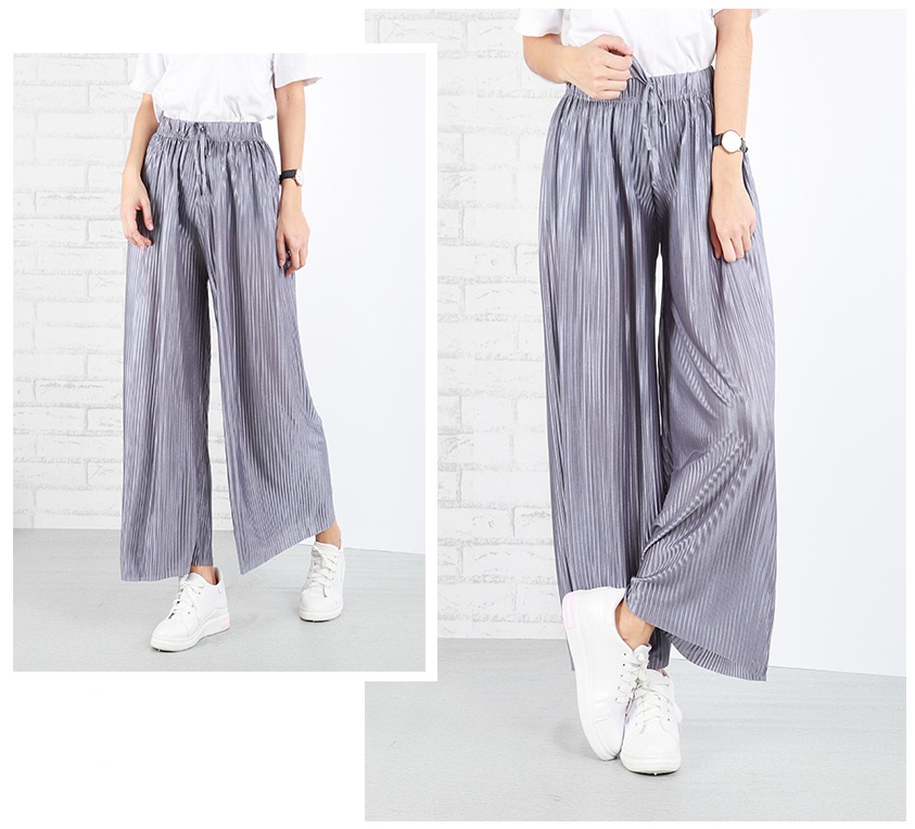 QA-641 LADIES CASUAL PANTS GREY