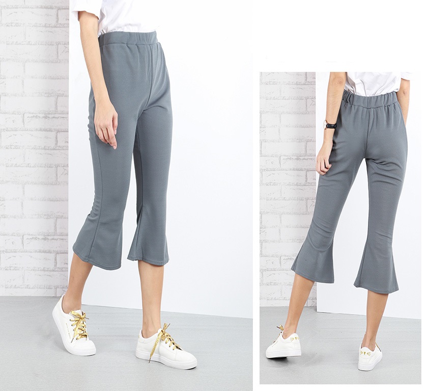 QA-646 BOOTCUT PANTS GREY